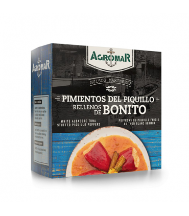 Pimientos del piquillo rellenos de bonito 280g Agromar