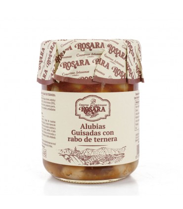 Alubias rabo de ternera 445ml Rosara