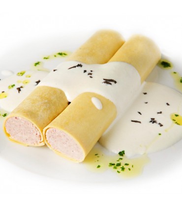 Canelones de foie y confit de pato 1kg Exquisitarium (8x130g)