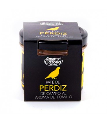 Paté de Perdiz y Tomillo Premium 110g Gourmet Cazorla