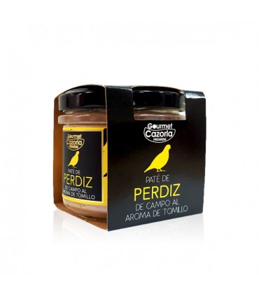Paté de Perdiz y Tomillo Premium 110g Gourmet Cazorla
