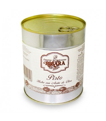 Pisto de verduras hecho con aceite de oliva 850g Rosara