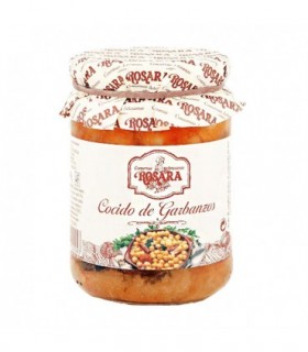 Cocido de garbanzos tarro 500g Rosara