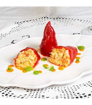 Pimiento del piquillo relleno de rape 250g Rosara