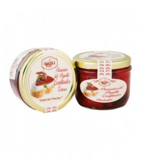 Pimiento del piquillo confitado en almíbar 125ml Rosara